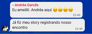 depoimento de aluna